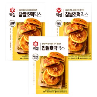 백설 찹쌀 호떡믹스, 400g, 3개