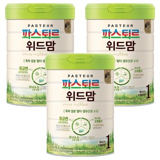 파스퇴르 위드맘 엄마의 마음 1단계, 750g, 3개