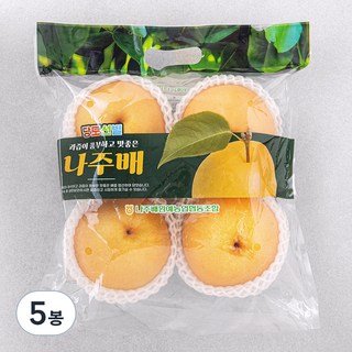 나주 GAP 당도선별 배, 2kg(4입), 5봉