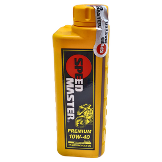 SPEEDMASTER 速馬力 PREMIUM 4T SYN 黃罐, 10W-40 SL/CF 合成機油, 1L, 10w40, 1瓶
