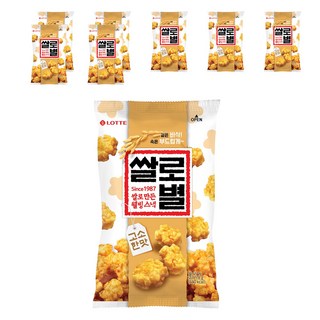 롯데웰푸드 쌀로만든 쌀로별 고소한맛, 78g, 8개