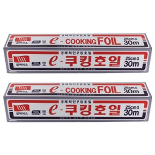 삼아삭스호일 e 쿠킹호일 25cm x 30m, 2개