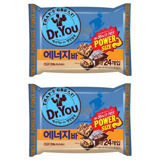 닥터유 에너지바 파워사이즈, 337g, 2개