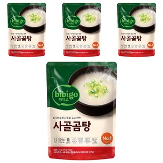비비고 사골곰탕, 500g, 4개