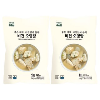 베지푸드 비건 오뎅탕, 230g, 2개