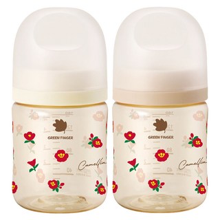 베베그로우 PPSU 노꼭지 젖병 트윈팩, 동백꽃, 160ml, 1세트