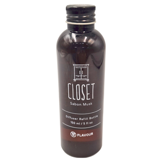 FLAVOUR 香氛擴香補充瓶 CLOSET Sabon Musk, 150ml, 皂香麝香, 1瓶