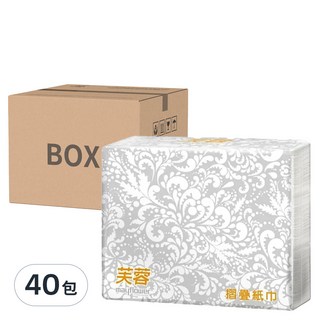 芙蓉mayflower MFP摺疊紙巾, 20包, 200張, 40包