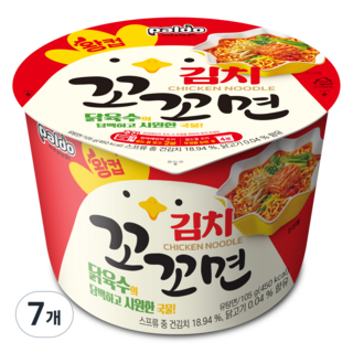 팔도 김치 꼬꼬면 왕컵 105g