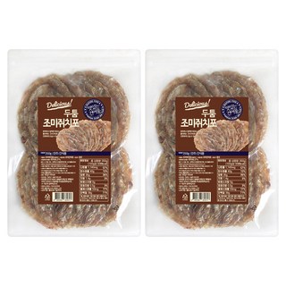 해맑은푸드 쫀득한 두툼쥐포, 350g, 2개