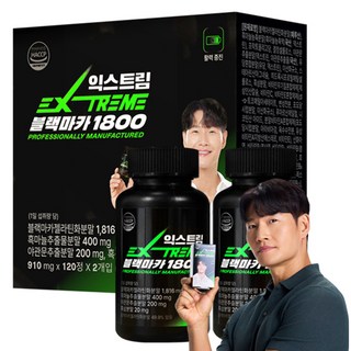 익스트림 블랙마카 1800, 120정, 2개 대표 이미지 - 체력강화 추천