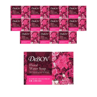 드봉 스위트 로즈 목욕 비누, 100g, 12개 드봉 스위트 로즈 목욕 비누, 100g, 12개