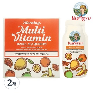 메리루스 모닝 멀티비타민 14p, 2개, 420ml