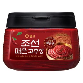샘표 조선 매운 고추장, 2kg, 1개 대표 이미지 - 고추장 추천