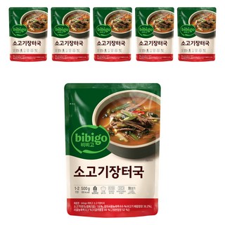 비비고 소고기장터국, 500g, 6개