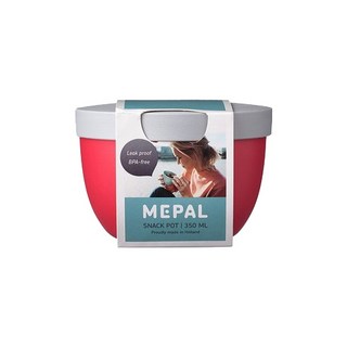 MEPAL 隨行點心罐, 350 ml, 防漏, 不含BPA, 紅色, 1個