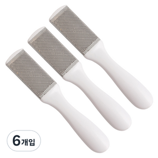 칠성 발밀이 각질제거기 화이트, 6개