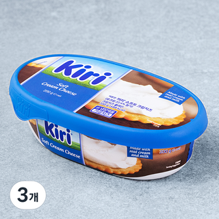 끼리 소프트 크림치즈 플레인, 200g, 1개입, 3개