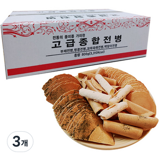 정다운식품 고급종합전병, 800g, 3개