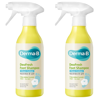 더마비 데오프레쉬 풋 샴푸 클린코튼향, 1개입, 2개, 400ml