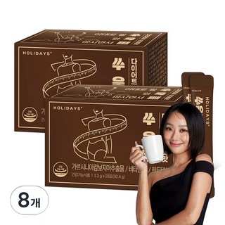 홀리데이즈 쑤욱빼 다이어트 커피맛 28포, 92.4g, 8개
