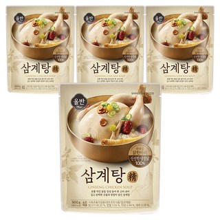 올반 삼계탕 정, 900g, 4개