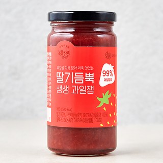 복음자리 99% 딸기가 가득한 생생 과일 잼, 380g 초록마을딸기잼 복음자리 99% 딸기가 가득한 생생 과일 잼, 380g 초록마을딸기잼