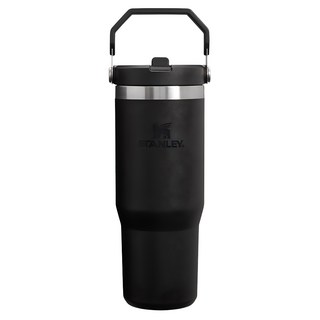 스탠리 아이스플로우 플립 스트로 텀블러, 블랙, 887ml, 1개