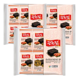 광천김 광천 명란맛 김, 4g, 36개 대게 광천김 광천 명란맛 김, 4g, 36개 대게