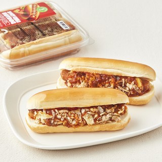 그린래빗 빅매콤한 칠리 핫도그, 2개, 140g