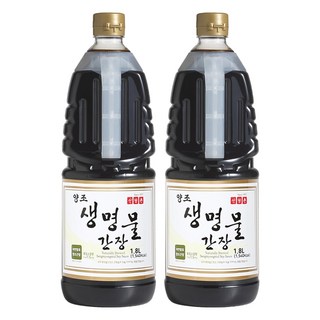 신앙촌 생명물간장 1.8L, 2개 세트 신앙촌진간장