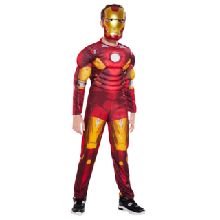 IRON MAN 鋼鐵人 男童表演變裝服(送面具), 1件