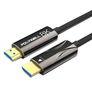 POLYWELL 寶利威爾 光纖 HDMI 2.1版, 15m, 1盒