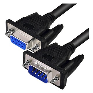 Max+ RS232串口 交叉 DB9 to DB9傳輸線, 母對母 3M, 1條