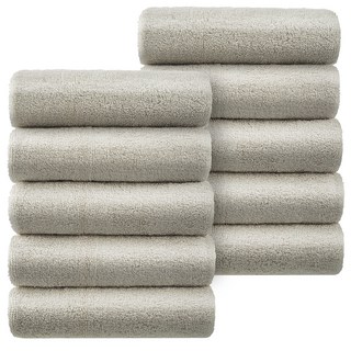 코멧 홈 오코텍스 인증을 받은 호텔 수건 150g 30수 코마사, 그레이, 10개