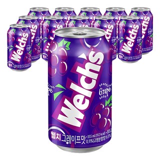 웰치스 포도 355ml, 12개
