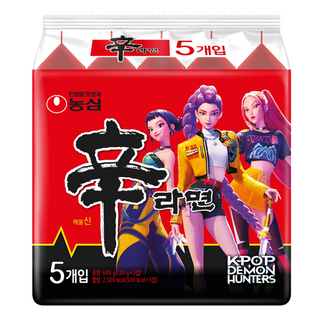 신라면 120g, 5개