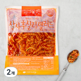 샐러드미인 살사후 실리 샐러드 (냉장), 1kg, 2개