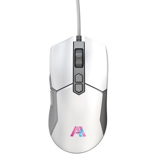 에이투 RGB 7버튼 게이밍 유선 마우스 AG0104 화이트