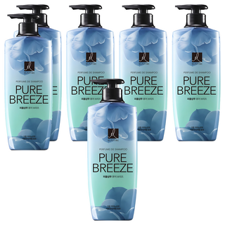 엘라스틴 퓨어 브리즈 퍼퓸 샴푸 로즈&피오니향, 600ml, 6개