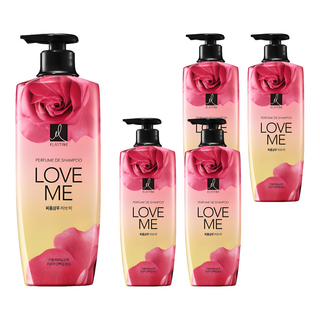 엘라스틴 퍼퓸 드 샴푸 러브 미 피치 앤 프리지아향, 600ml, 5개