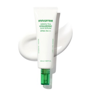 이니스프리 그린티 히알루론산 진정 수분 선세럼 SPF50+ PA++++, 50ml, 1개