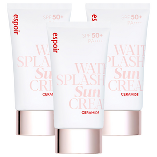 에스쁘아 워터 스플래쉬 세라마이드 선크림 SPF50+ PA++++, 60ml, 3개