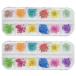 바르나 드라이플라워 안개꽃 네일 파츠 세트