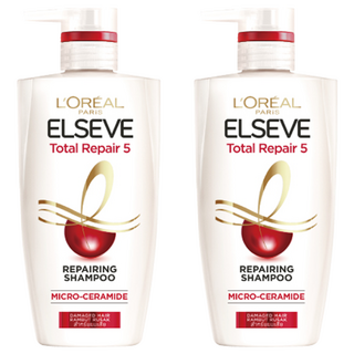 로레알파리 엘세브 토탈 리페어 5 샴푸 멜론 프루티 플로럴향, 410ml, 2개