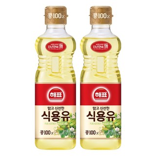 해표 맑고 신선한 식용유, 900ml, 2개