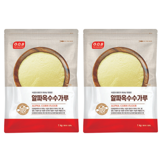 오큐비 알파옥수수 가루, 1kg, 2개