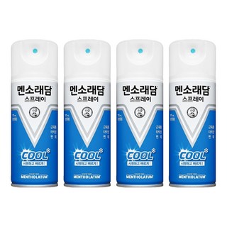 멘소래담 쿨 스프레이 175ml, 1개입, 4개