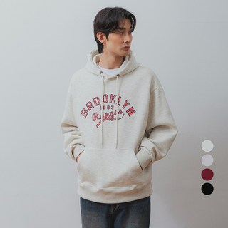 ALVINCLO 男女通用布魯克林寬鬆拉絨連帽衫 AVH705