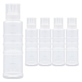 일상속반짝 국내생산 잘라쓰는 소스통 3구 뚜껑 포함, 700ml, 5개
